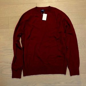 J crew red sweater